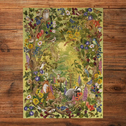 Gibsons The Art File: Sunlight Glade 1000 Piece Jigsaw Puzzle G7225