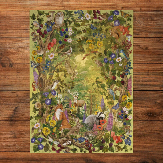 Gibsons The Art File: Sunlight Glade 1000 Piece Jigsaw Puzzle G7225