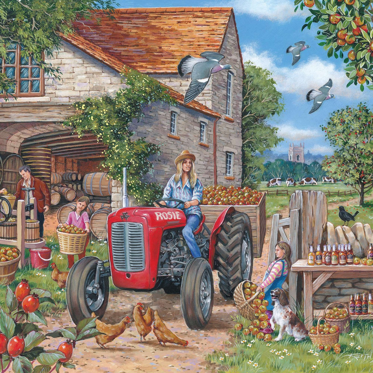 House Of Puzzles Cider & Rosie Puzzle Tube 150 Piece Jigsaw Puzzle Toys HP0790