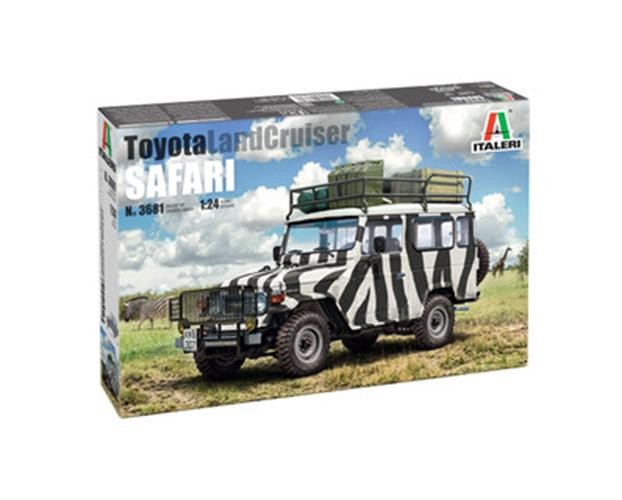 ITALERI 1:24 1/24 Toyota Land Cruiser Safari SCALE MODEL KIT 3681