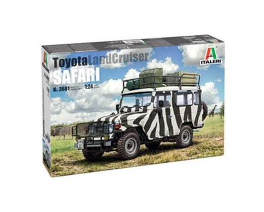 ITALERI 1:24 1/24 Toyota Land Cruiser Safari SCALE MODEL KIT 3681
