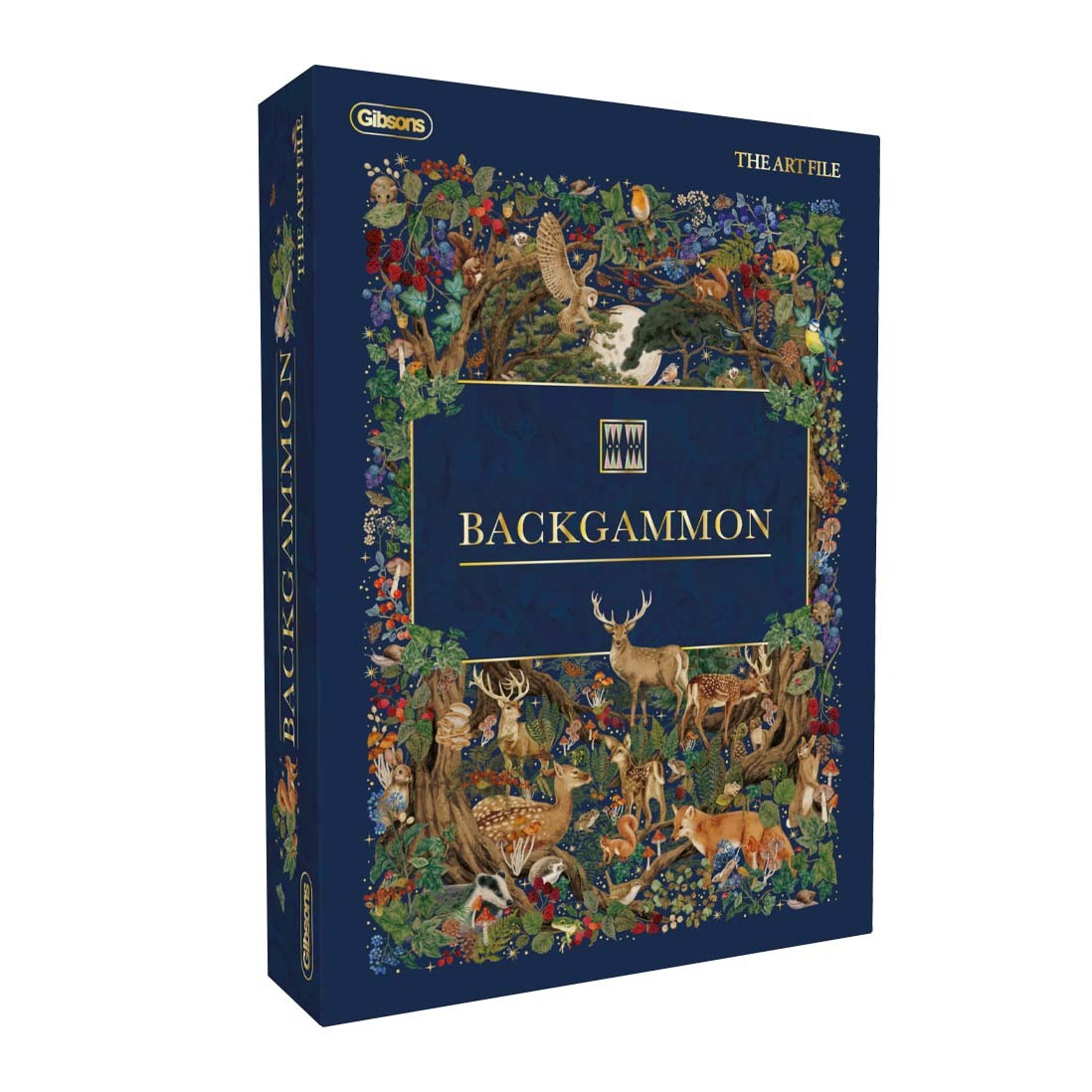 Gibsons Games The Art File: Backgammon Board Games Toys G9043