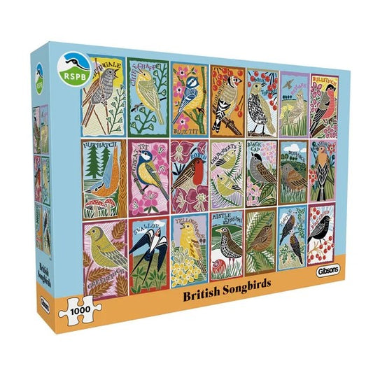 Gibsons RSPB British Songbirds 1000 Piece Jigsaw Puzzle G7180