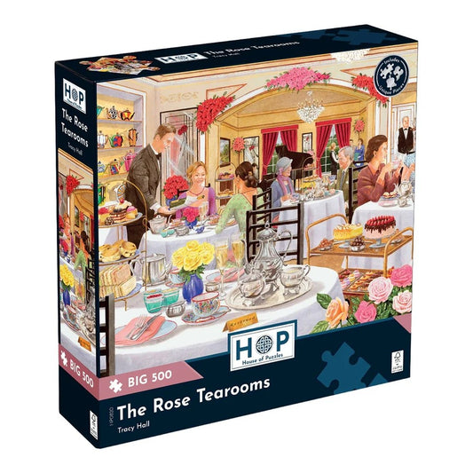 House Of Puzzles The Rose Tearooms Big 500 Piece Jigsaw Puzzle Toys HP0820