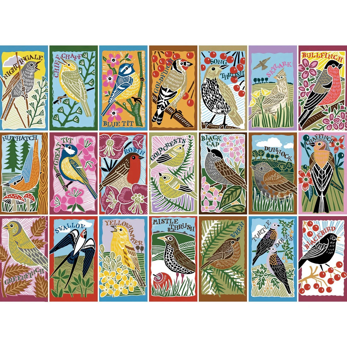 Gibsons RSPB British Songbirds 1000 Piece Jigsaw Puzzle G7180