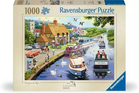 Ravensburger Leisure Days No. 7 Evening On The River 1000 Piece Jigsaw 17488