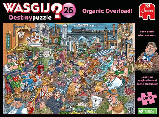 Jumbo Wasgij Destiny 26 Organic Overload! 1000 Piece Jigsaw Puzzle Toys
