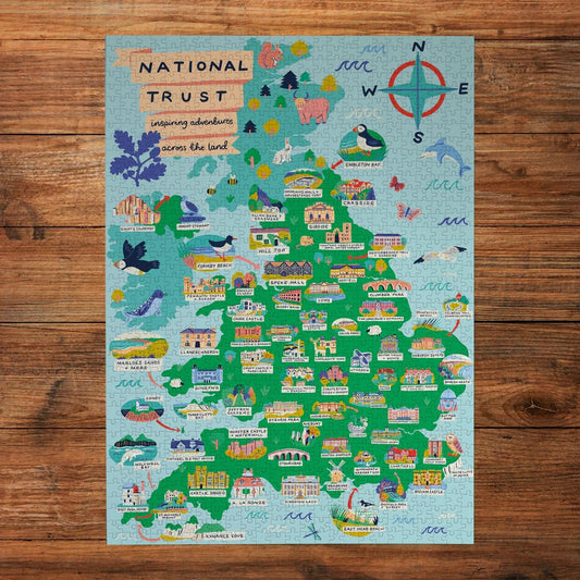 Gibsons National Trust Across The Land 500 Piece Jigsaw Puzzle G3450