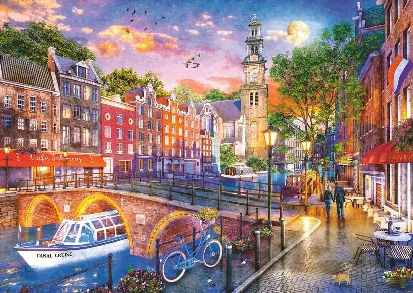 Ravensburger Amsterdam 1000 Piece Jigsaw Puzzle Toys