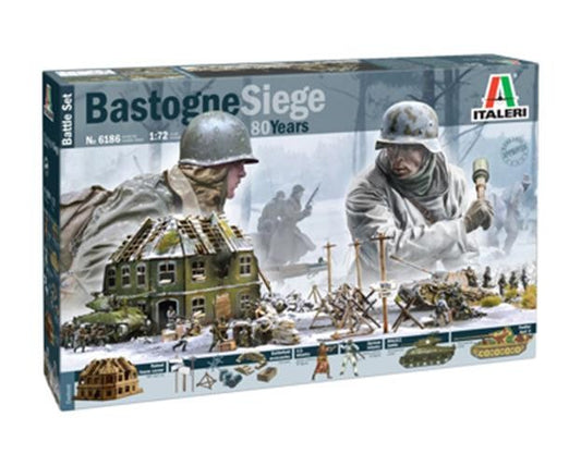 ITALERI 1:72 1/72 Bastogne Siege MDF Version 80th Anniversary Model Kit 6186