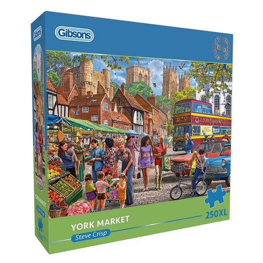 Gibsons Games York Market 250XL Piece Jigsaw Puzzle Toys G2732