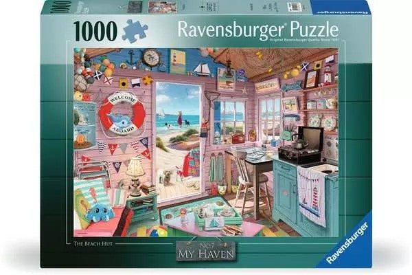 Ravensburger My Haven No 7: The Beach Hut 1000 Piece Jigsaw Puzzle