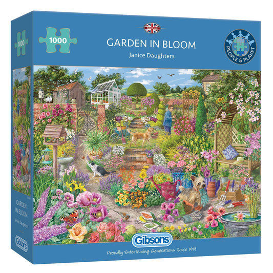 Gibsons Garden In Bloom 1000 Piece Jigsaw Puzzle G6368