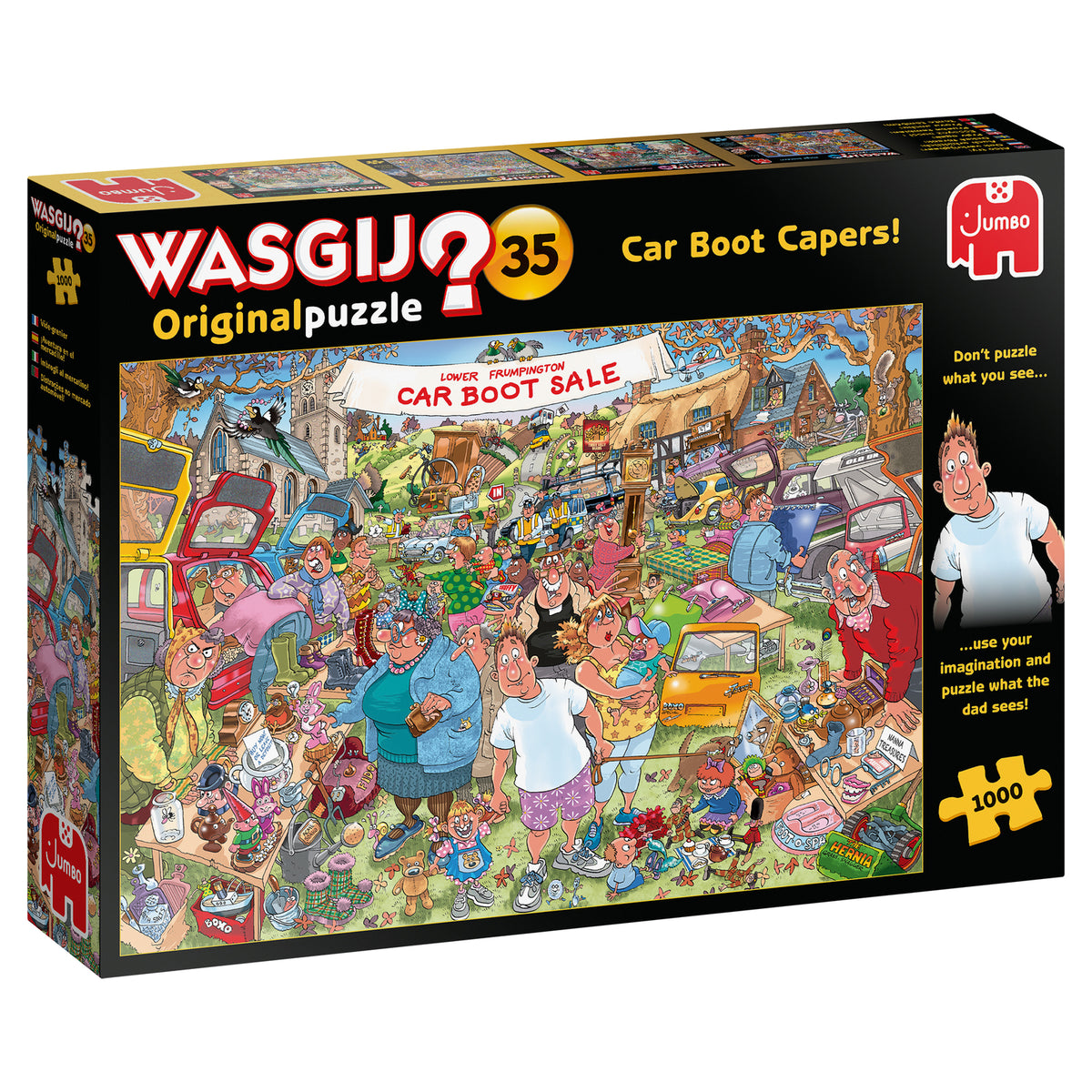 Jumbo Wasgij Original 35 Car Boot Capers 1000 Piece Jigsaw Puzzle Toys