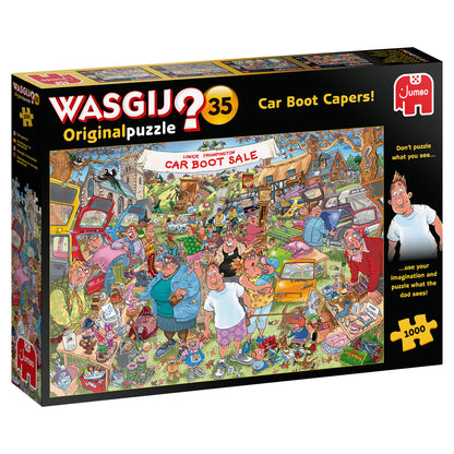 Jumbo Wasgij Original 35 Car Boot Capers 1000 Piece Jigsaw Puzzle Toys