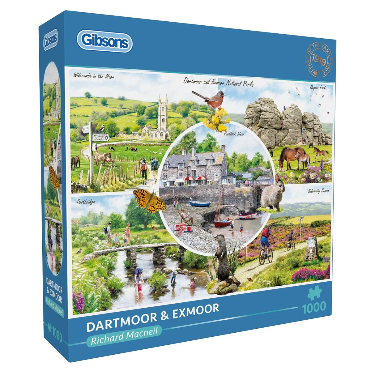Gibsons Dartmoor & Exmoor 1000 Piece Jigsaw Puzzle G6462
