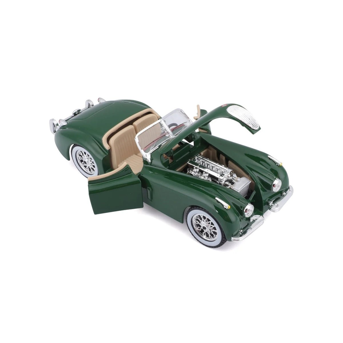 Burago 1/24 1:24 1951 JAGUAR XK 120 ROADSTER DIE CAST SCALE MODEL B18-22018G