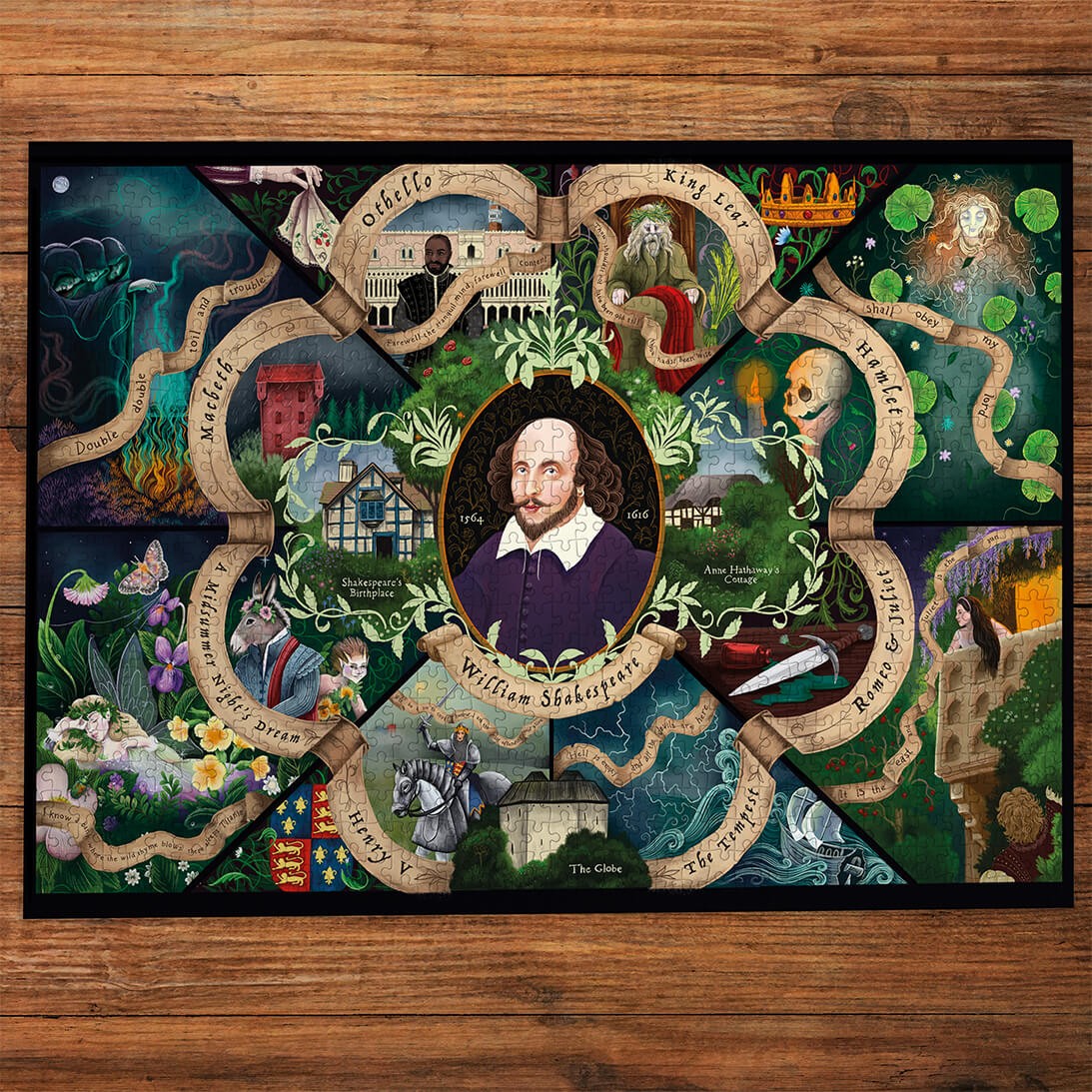 Gibsons Shakespeare 1000 Piece Jigsaw Puzzle G7170