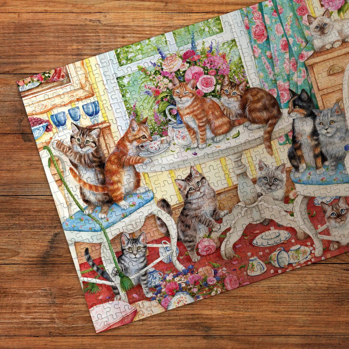Gibsons Tails From The Tea Party 500 Piece Jigsaw Puzzle G3176