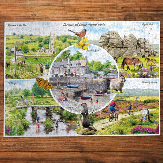 Gibsons Dartmoor & Exmoor 1000 Piece Jigsaw Puzzle G6462