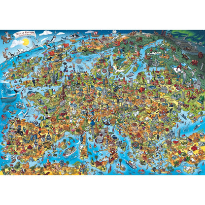 Gibsons Games This Is Europe 1000 Piece Jigsaw Puzzle Toys G7113