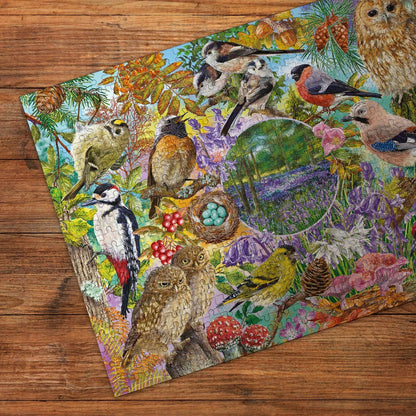 Gibsons Games RSPB Wings In The Wild 4 x 500 Piece Jigsaw Puzzle Toys G5074