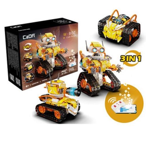 CaDA W·BOT Code Robot 3-In-1 - 455 pcs Dual Control Mode Kit C83003W