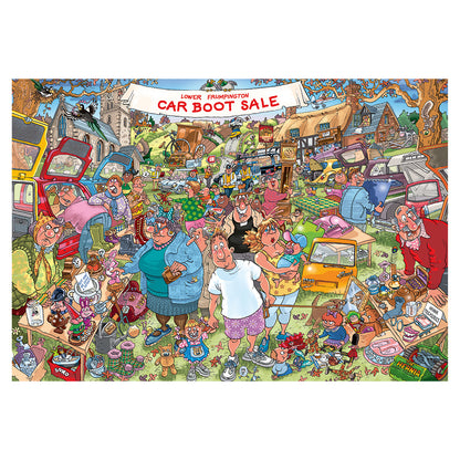 Jumbo Wasgij Original 35 Car Boot Capers 1000 Piece Jigsaw Puzzle Toys