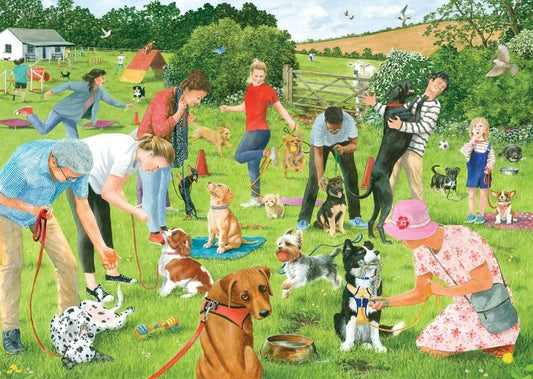 House Of Puzzles Puppy School 500 Piece Jigsaw Puzzle Toys HP0808