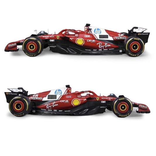 BURAGO 1/18 1:18 F1 FERRARI SF-25 2025 LECLERC WITH HELMET B18-16816L
