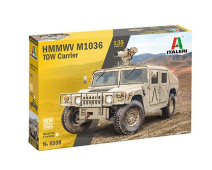 ITALERI 1/35 1:35 HMMWV M966 Tow Carrier SCALE MODEL KIT 6598