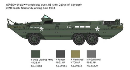 ITALERI 1/35 1:35 DUKW AMPHIBIOUS VERSION TACTICAL TRUCK 6392