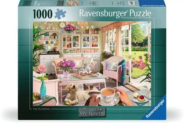 Ravensburger My Haven No 9: The Tea House 1000 Piece Jigsaw Puzzle