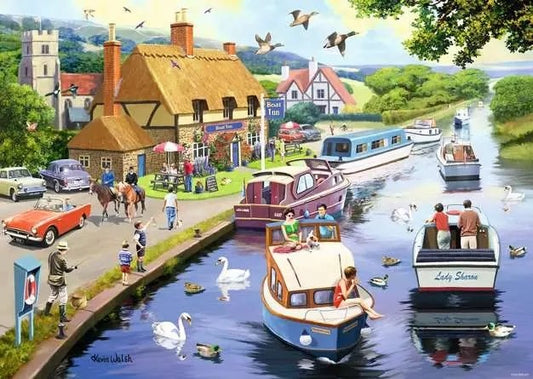Ravensburger Leisure Days No. 7 Evening On The River 1000 Piece Jigsaw 17488