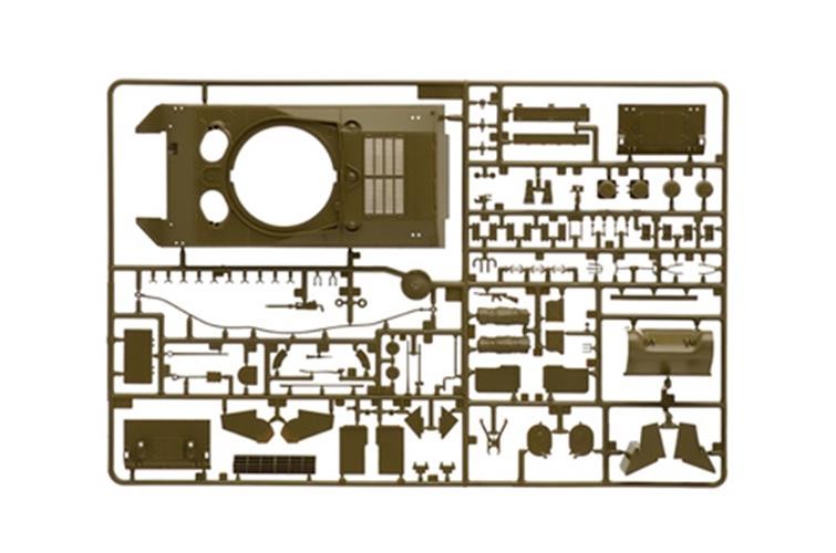 ITALERI 1/35 1:35 M4A3E8 SHERMAN FURY - EASY 8 SCALE MODEL TANK KIT 6529
