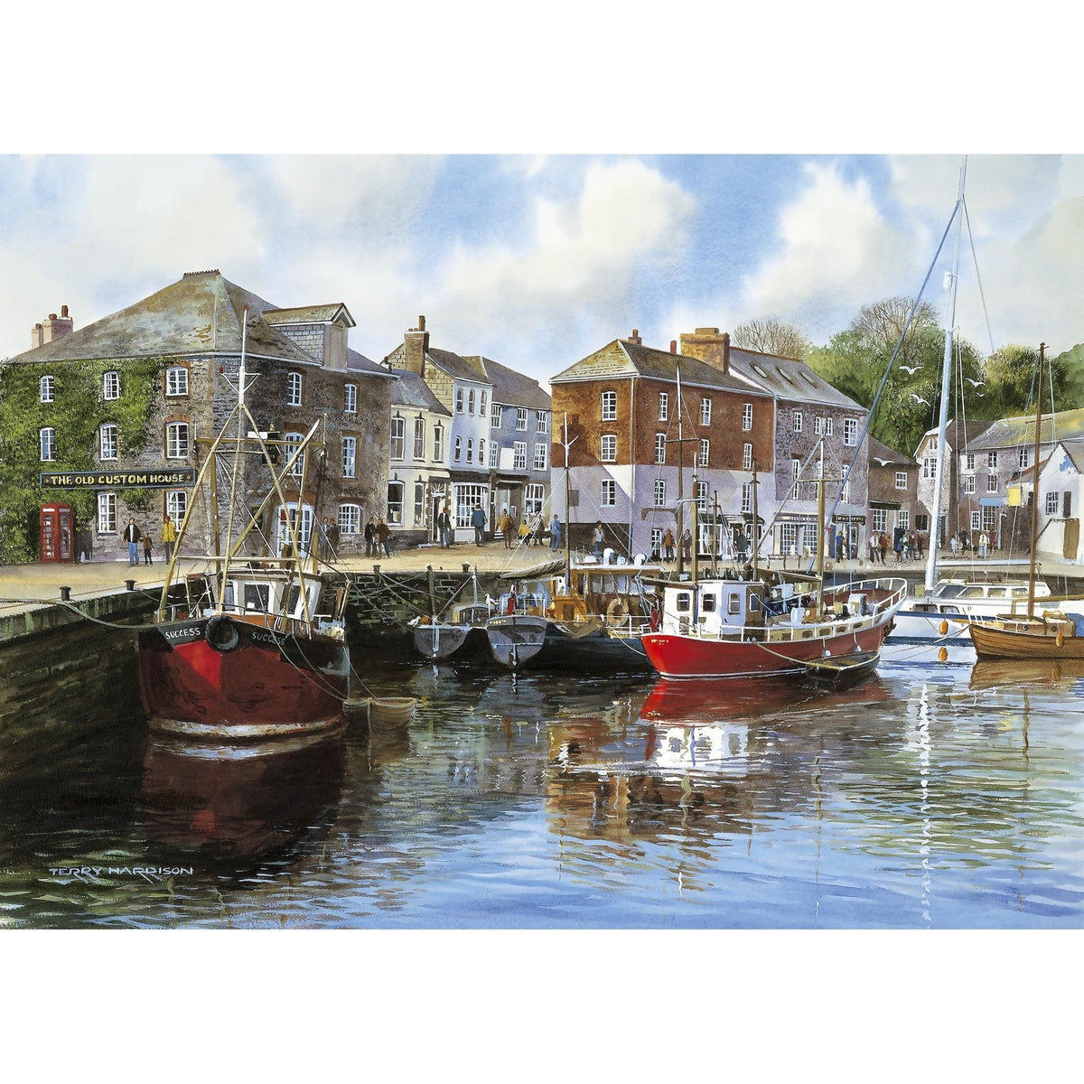 Gibsons Games Padstow Harbour 1000 Piece Jigsaw Puzzle Toys G476