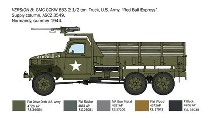 ITALERI 1/35 1:35 GMC 2 1/2 Ton, 6x6 truck RR SCALE MODEL KIT 6271
