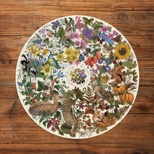 Gibsons Games The Art File: Nature's Seasons 500 Piece Jigsaw Puzzle Toys G3710