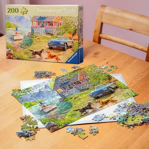 Ravensburger Summer Lake House 200 XL Piece Jigsaw Puzzle Toys