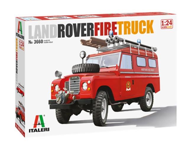 ITALERI 1:24 1/24 Land Rover Fire Truck Model Kit 3660