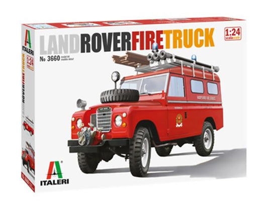 ITALERI 1:24 1/24 Land Rover Fire Truck Model Kit 3660