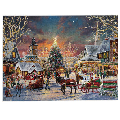 Gibsons Thomas Kinkade: The Christmas Festival 1000 Piece Jigsaw G6446