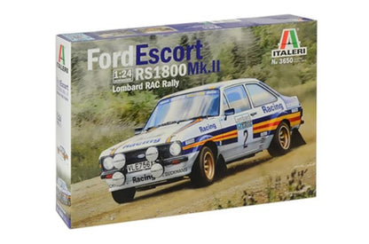 ITALERI 1:24 1/24 Ford Escort RS1800 MkII Lombard SCALE MODEL KIT 3650