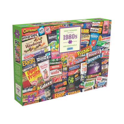 Gibsons Sweet Memories Of The 1980s 1000 Piece Jigsaw Puzzle G7030