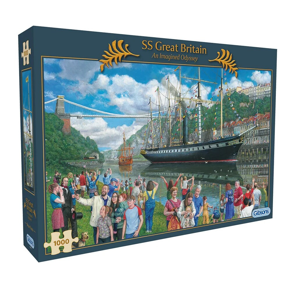 Gibsons SS Great Britain: An Imagined Odyssey 1000 Piece Jigsaw G7149