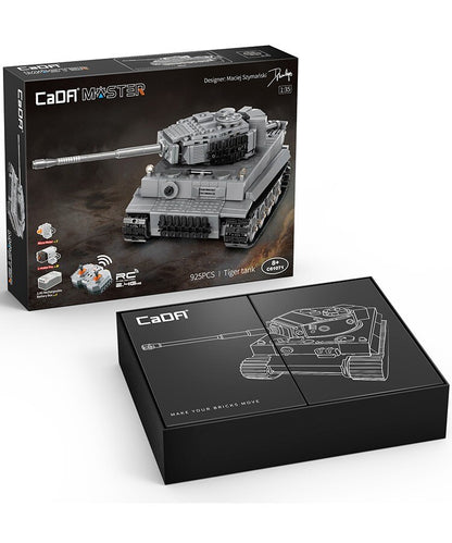 Kombat UK CaDA Building Bricks Tiger Tank Toy Military Vehicle Model Kit C61071W