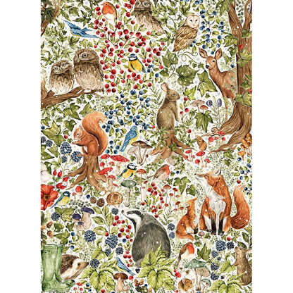 Gibsons Games The Art File: Woodland Wildlife 1000 Piece Jigsaw Puzzle G7217