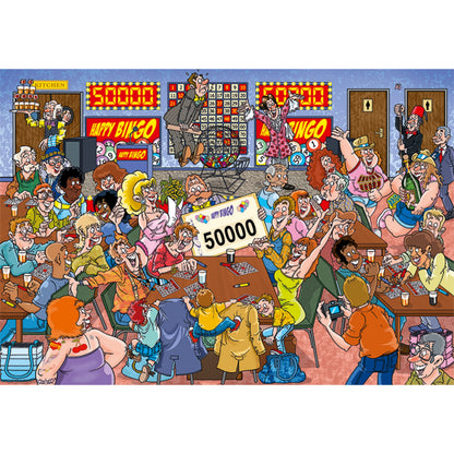 Jumbo Wasgij Mystery 19 Bingo Blunder 1000 Piece Jigsaw Puzzle Toys