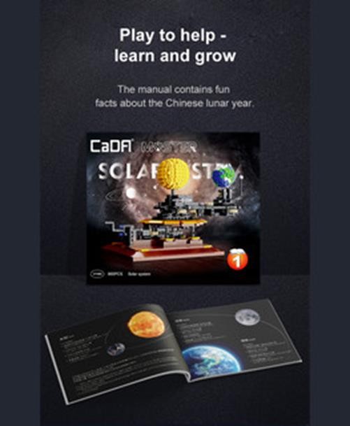 CaDA Building Bricks The Solar System - 865 pcs C71004W
