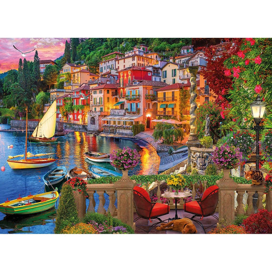 Gibsons Games Lake Como 1000 Piece Jigsaw Puzzle Toys G6387